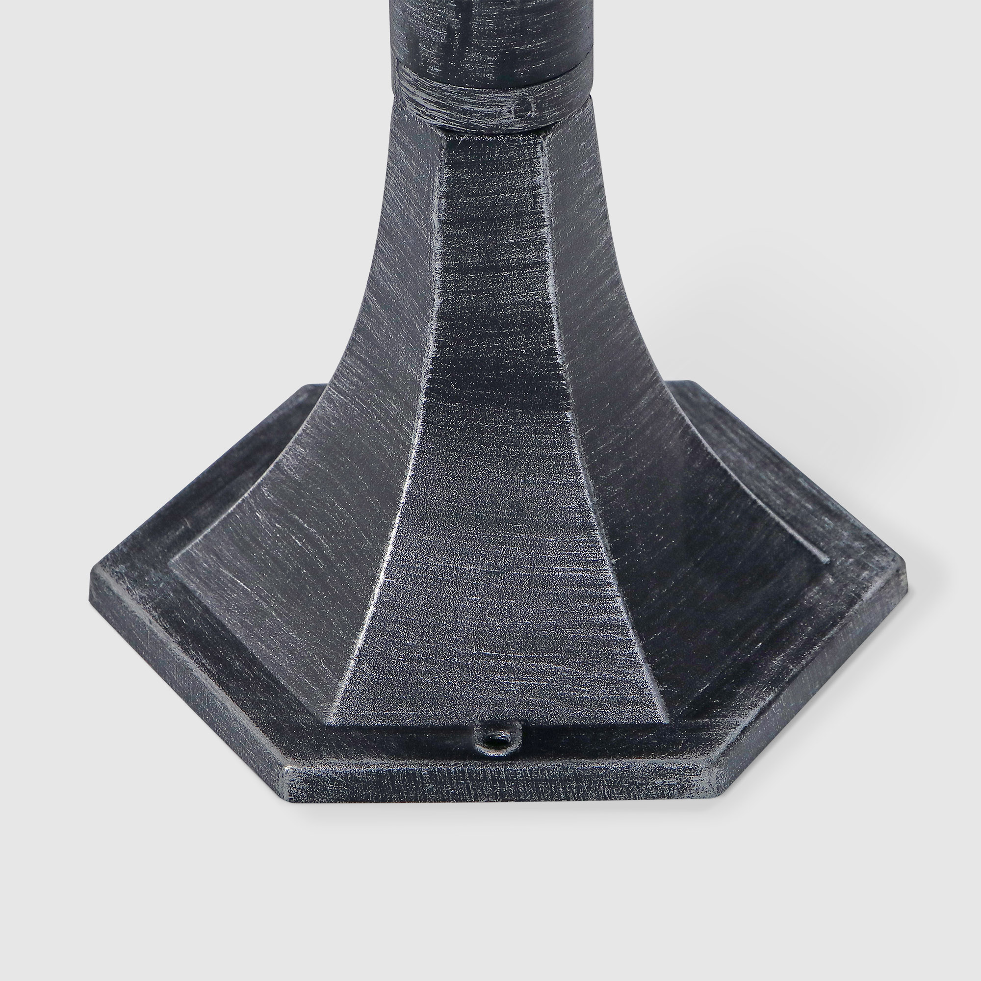 Садово-парковый светильник Amber Lamp серебряный с чёрным (8267В), цвет чёрный - фото 3