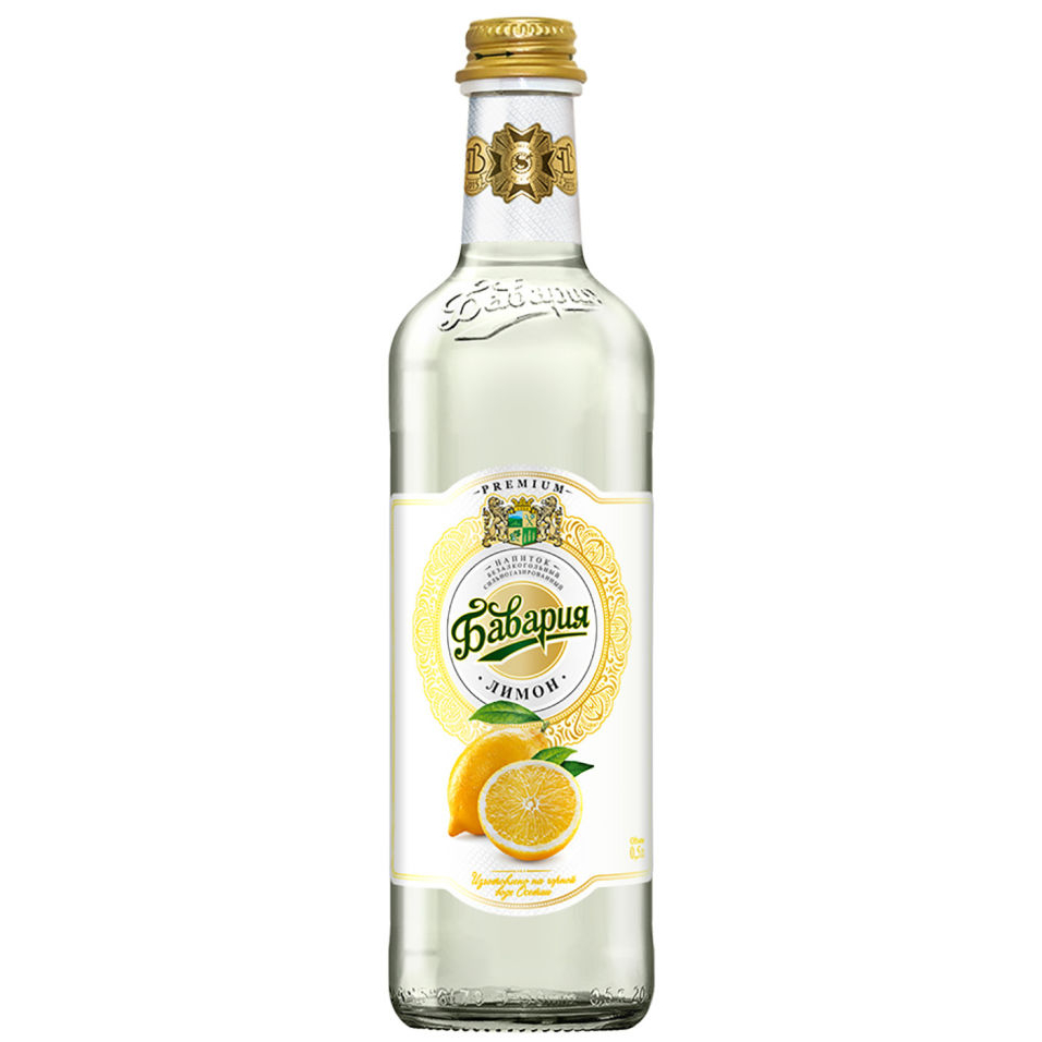 Газированный напиток Бавария Лимон 0,5 л