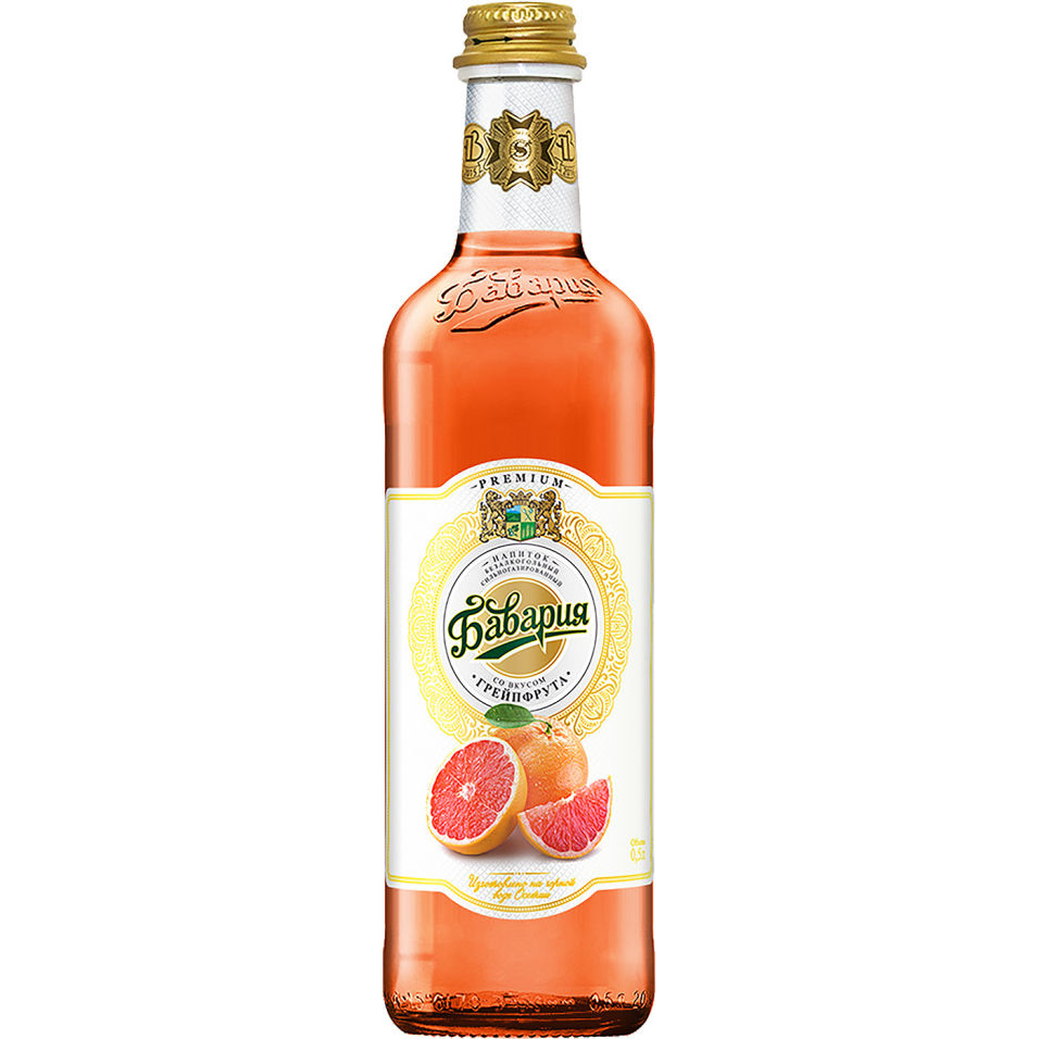 Газированный напиток Бавария Грейпфрут, 0,5 л