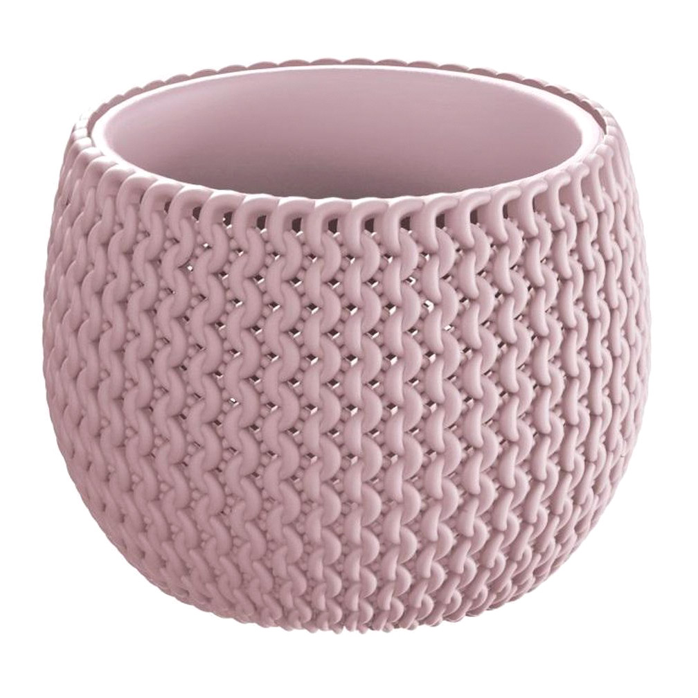 Кашпо Prosperplast Splofy bowl 24см ягода, цвет розовый - фото 1