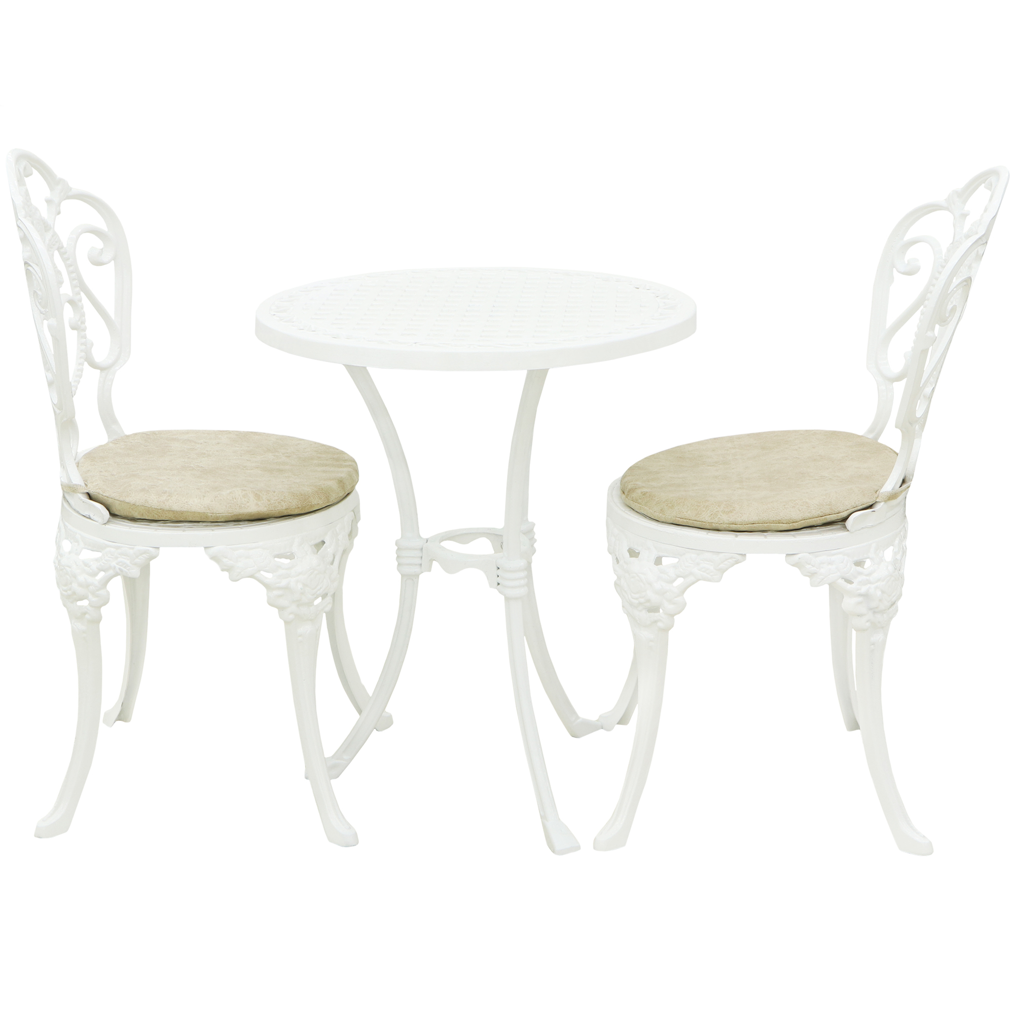 Комплект мебели  Lofa bistro 3 предмета, цвет белый, размер 52х40х89 см - фото 1