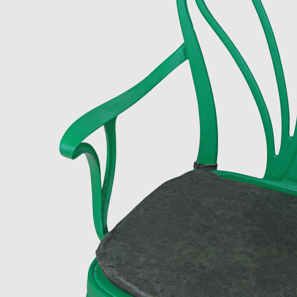 Комплект мебели Lofa 3 предмета зеленый, цвет черный, размер 65х65х80 см - фото 7