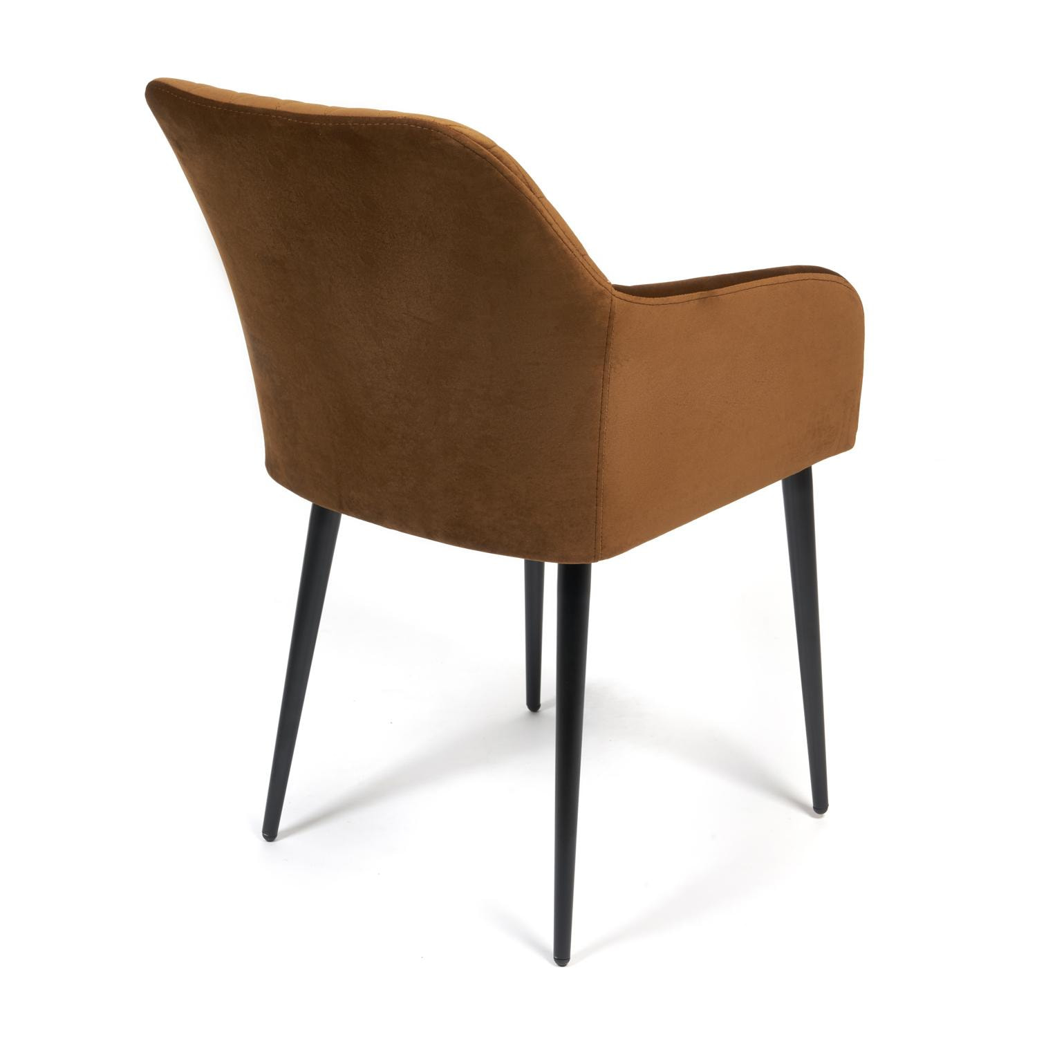 Кресло ТС 58х55х83 см коричневый, цвет чёрный - фото 3