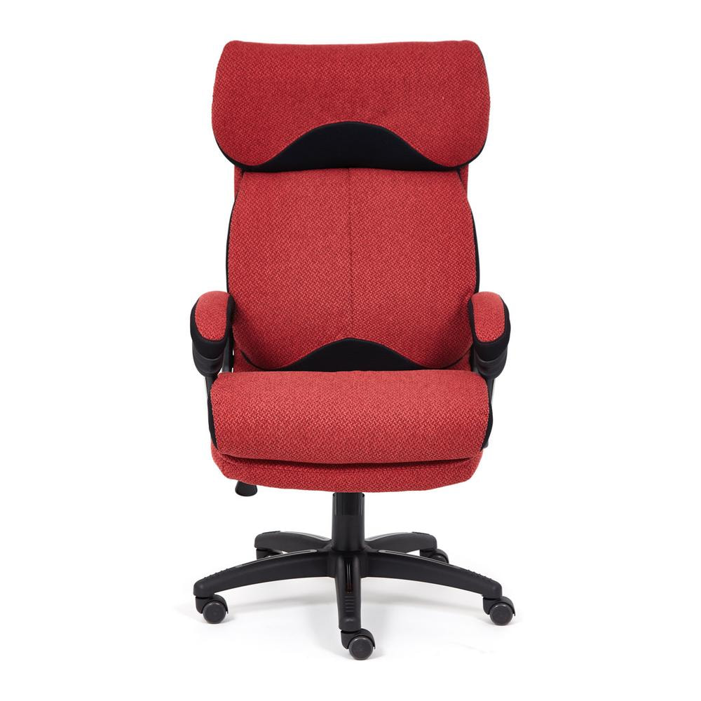 Купить Кресло ТС 70х48х129 см ткань красный/чёрный 1