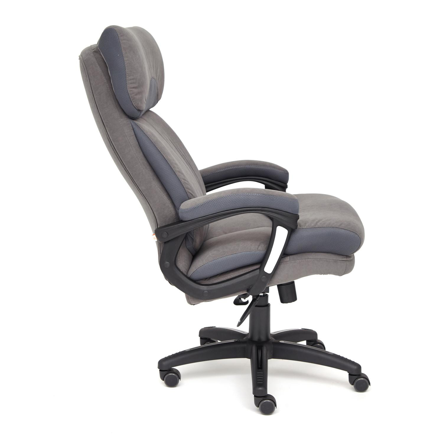 Купить Кресло ТС 70х48х129 см флок/ткань серый/серый 4