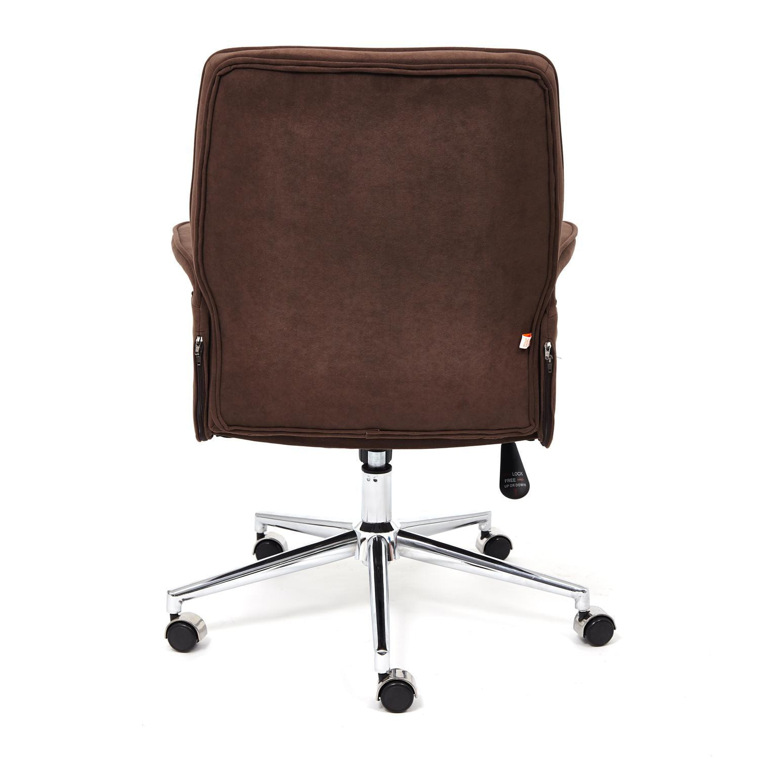 Купить Кресло ТС 64х45х128 см флок коричневый 4