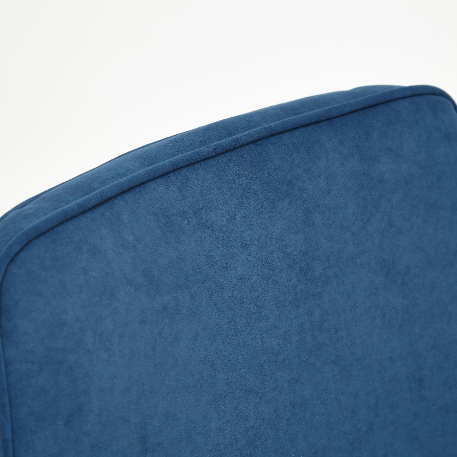 Купить Кресло ТС 64х45х128 см флок синий 5