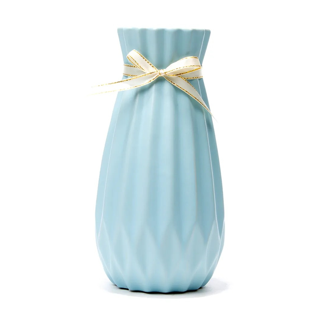 Декоративная ваза Русские подарки голубая 10х20 см