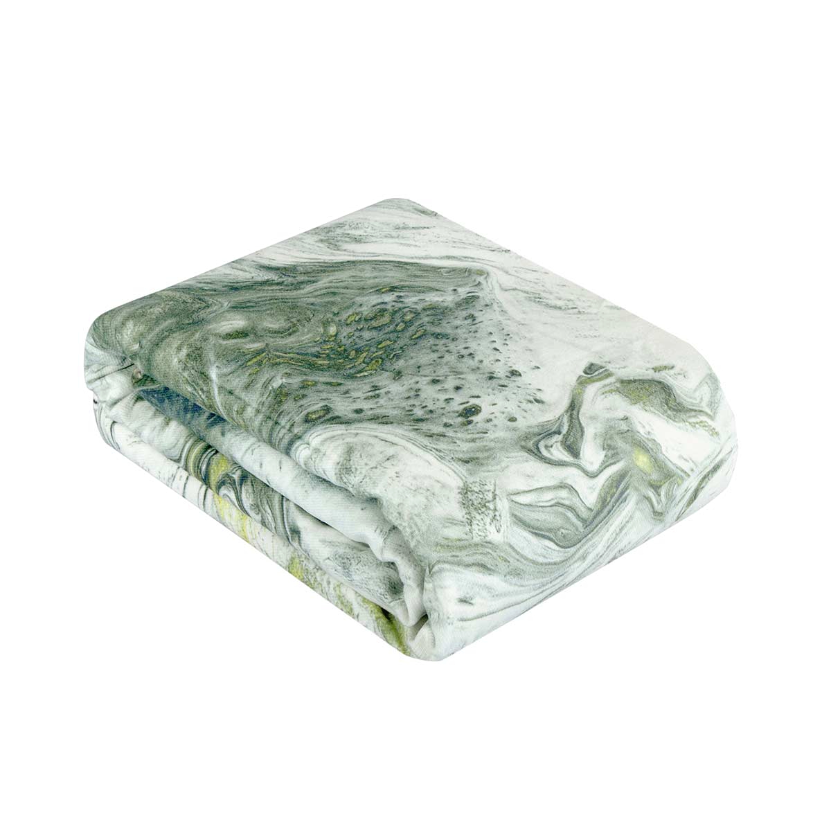 Плед Arya Home Marble зелёный 200х220 см - фото 2