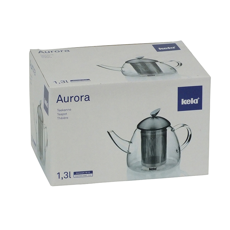 фото Заварочный чайник с фильтром kela aurora 1,3 л