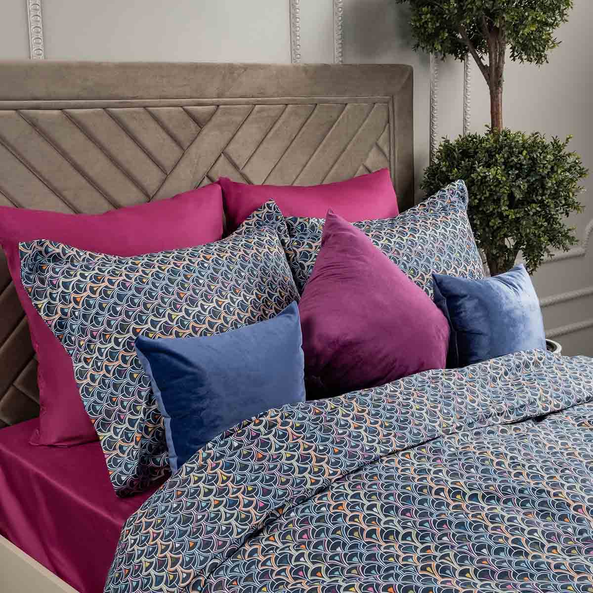 Комплект постельного белья Arya Home Alamode Luis Полуторный, цвет разноцветный, размер Полуторный - фото 3