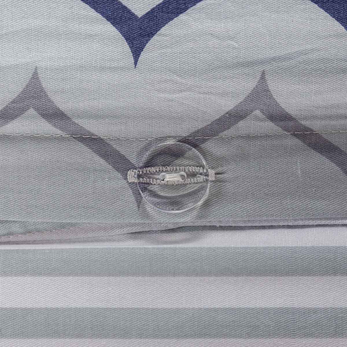 Комплект постельного белья Arya Home Simple Living Lita Евро, цвет серый, размер Евро - фото 7