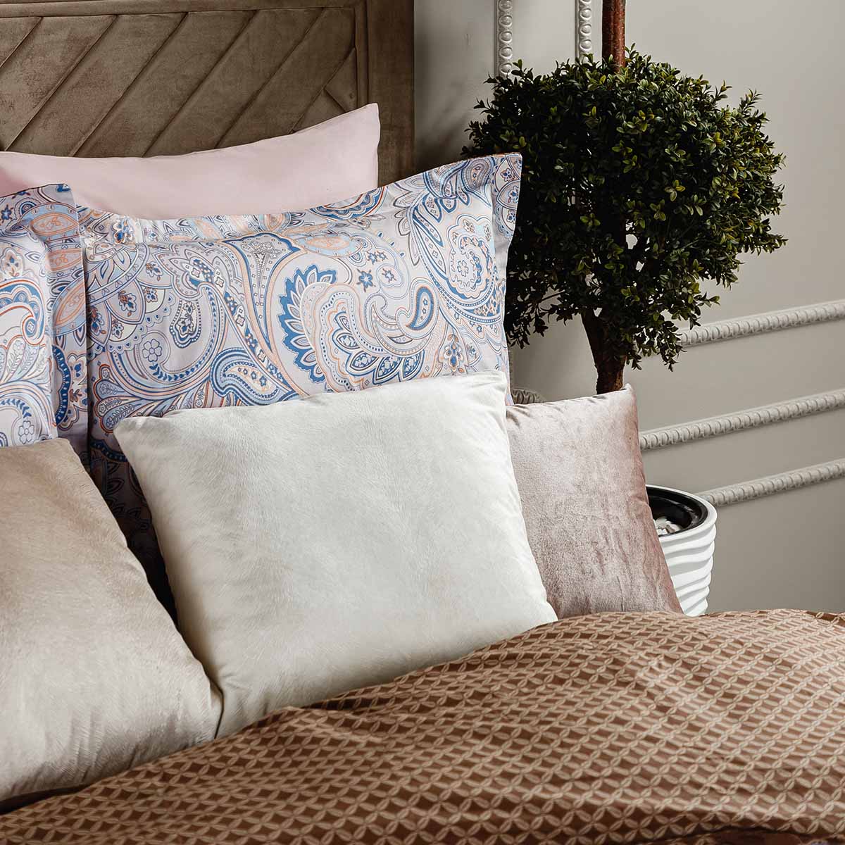 Комплект постельного белья Arya Home Simple Living Marquis Евро, цвет мультиколор, размер Евро - фото 3