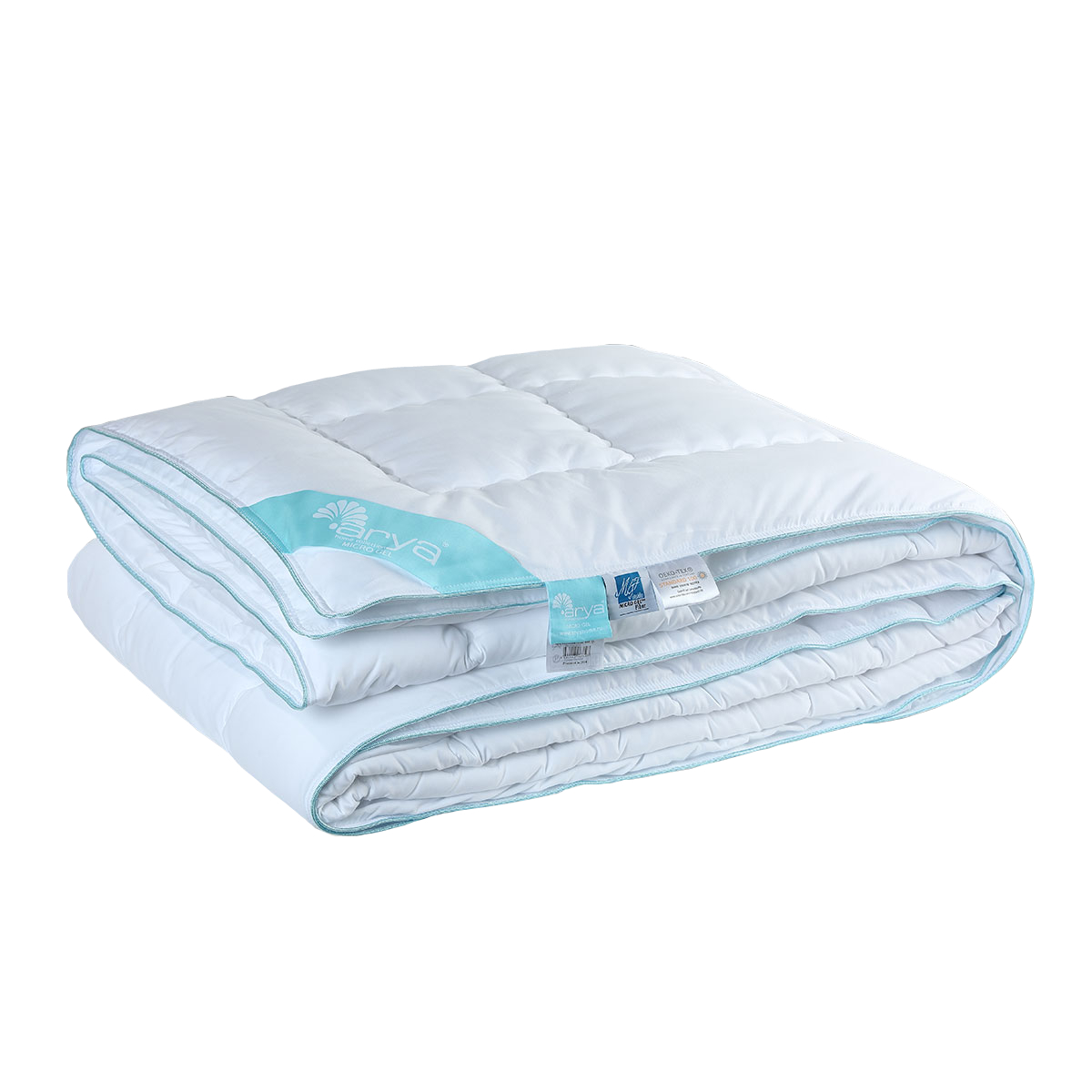 Одеяло Arya Home Micro белое 195х215 см, цвет белый - фото 1