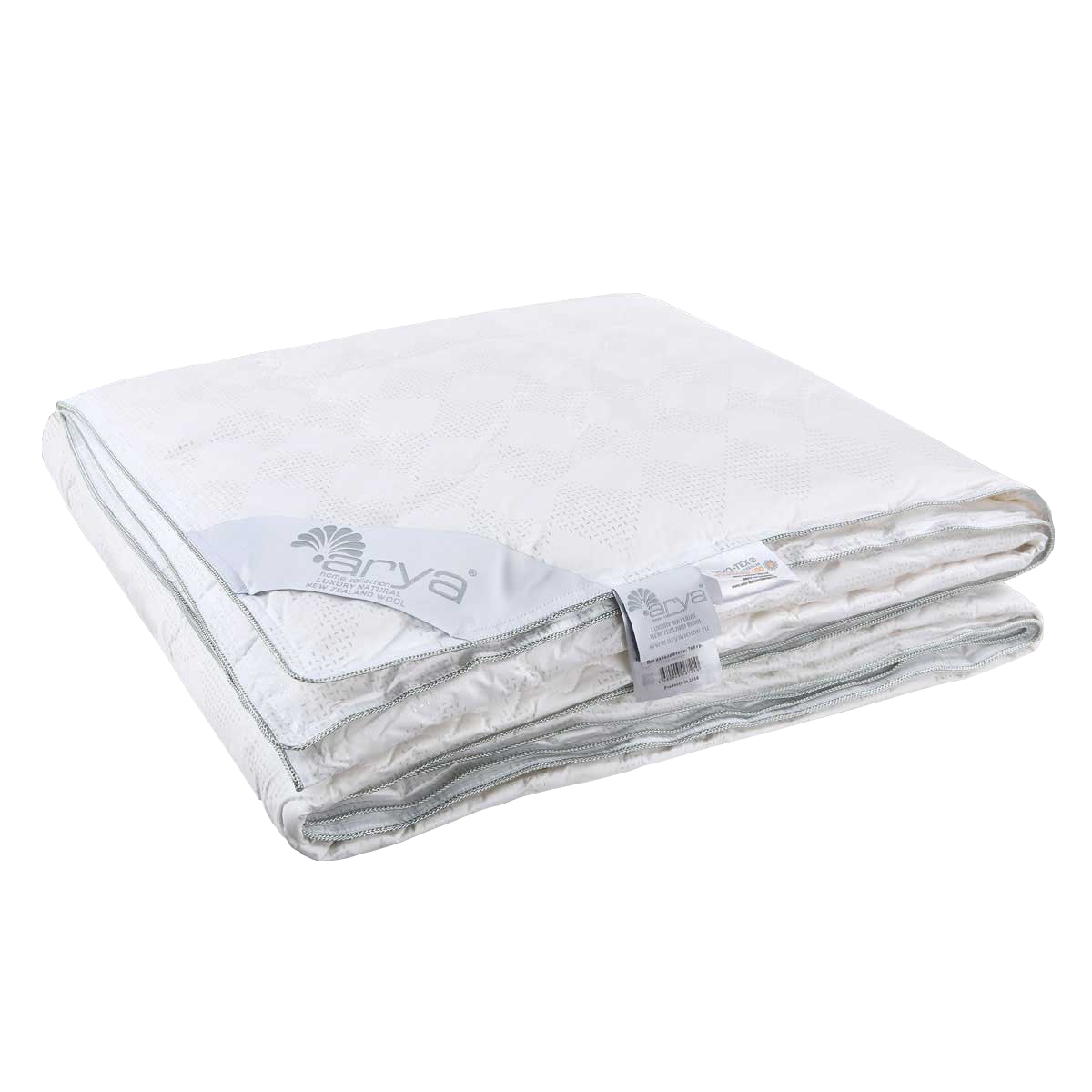 Одеяло Arya Home Zealand Wool белое 155х215 см, цвет белый - фото 1