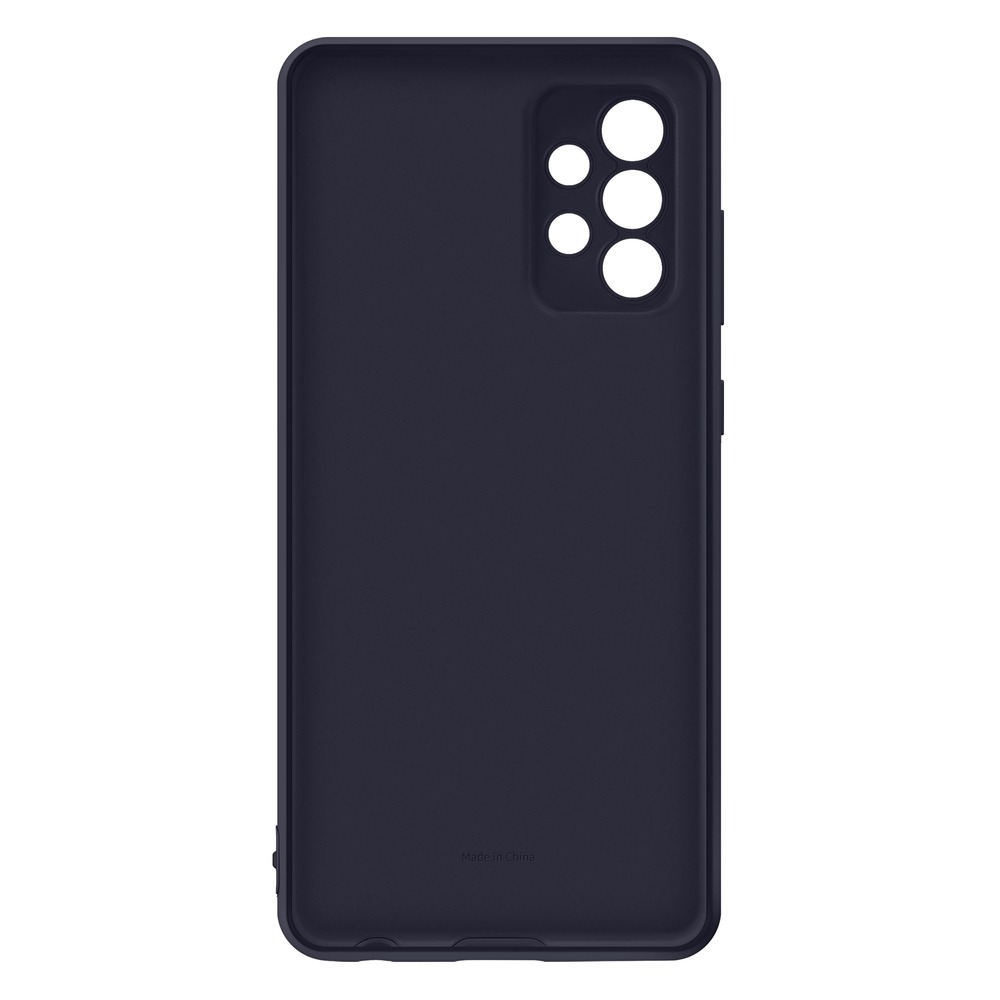 фото Чехол samsung silicone cover для смартфона galaxy a72, чёрный