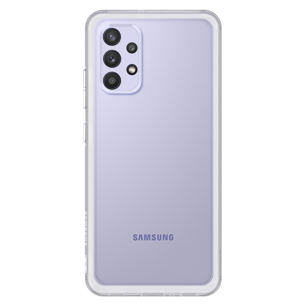 фото Чехол samsung soft clear cover для смартфона galaxy a32, прозрачный