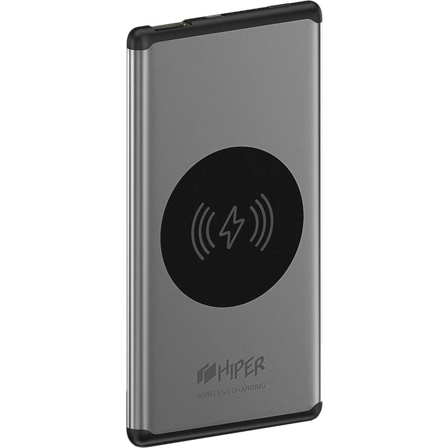 фото Внешний аккумулятор hiper wireless nano v 5000 мач silver