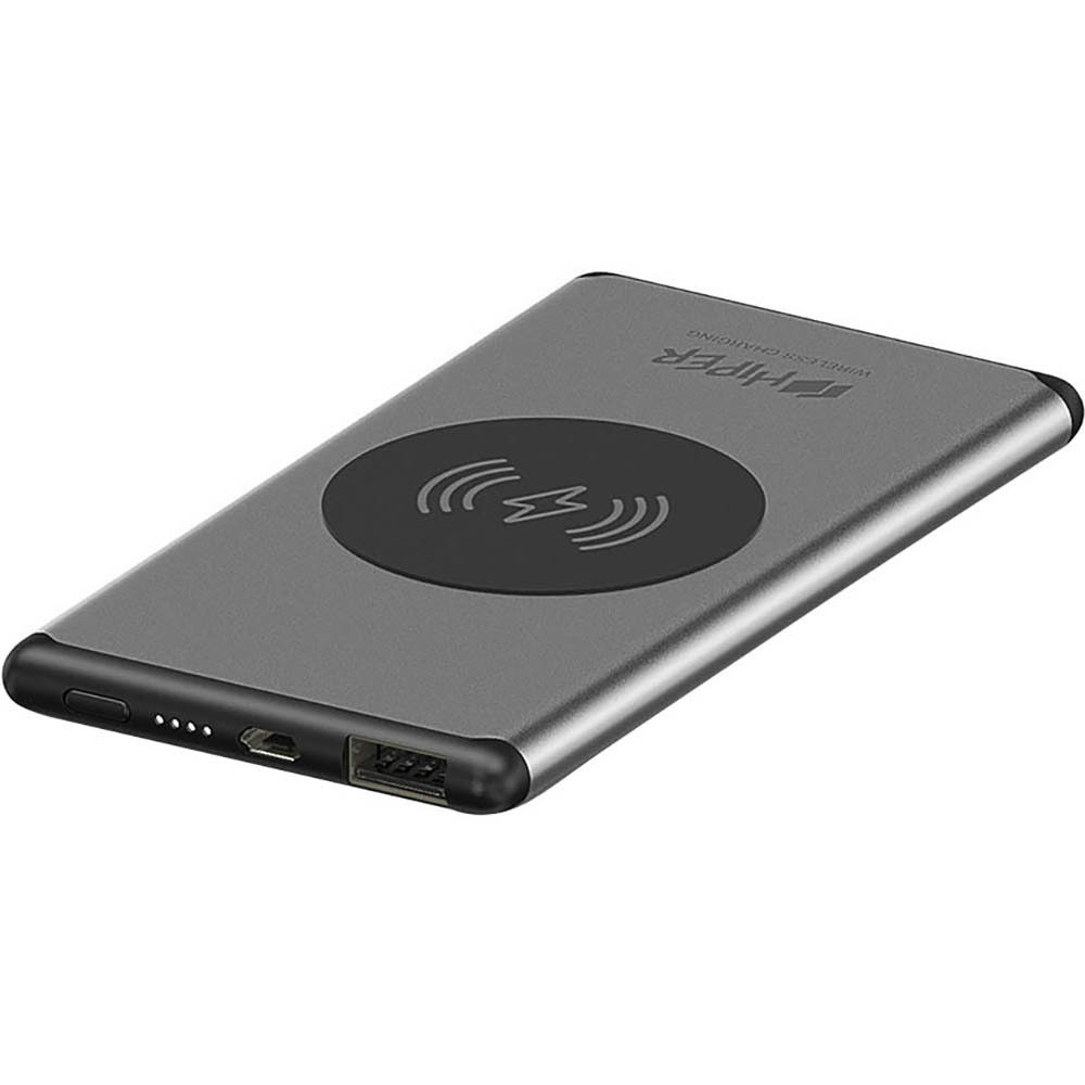 фото Внешний аккумулятор hiper wireless nano v 5000 мач silver