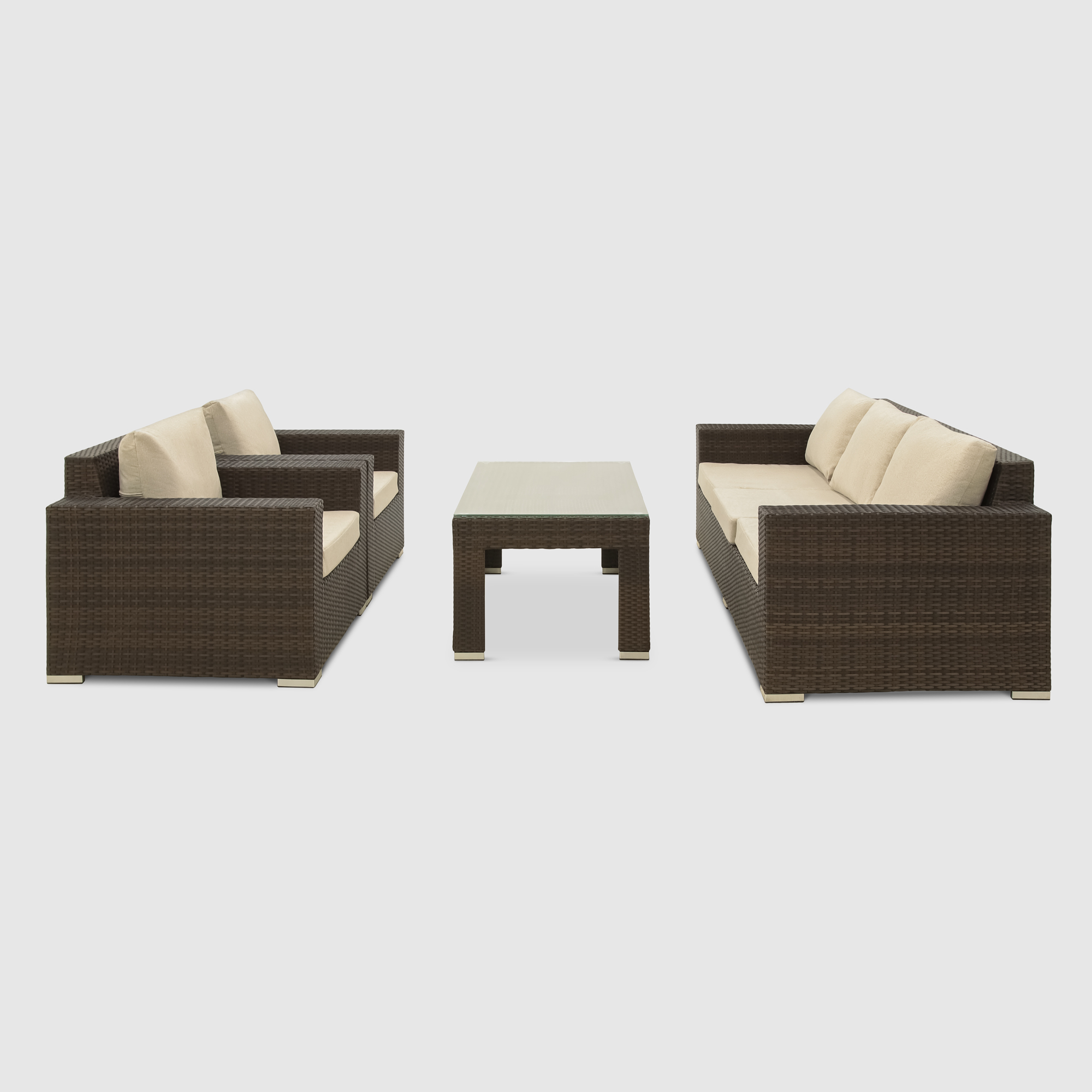 Комплект мебели Mavi rattan 4 предмета (041-036dky), цвет коричневый - фото 3