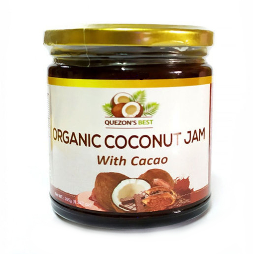 Органический кокосовый джем QUEZON'S BEST с шоколадом, 265 г