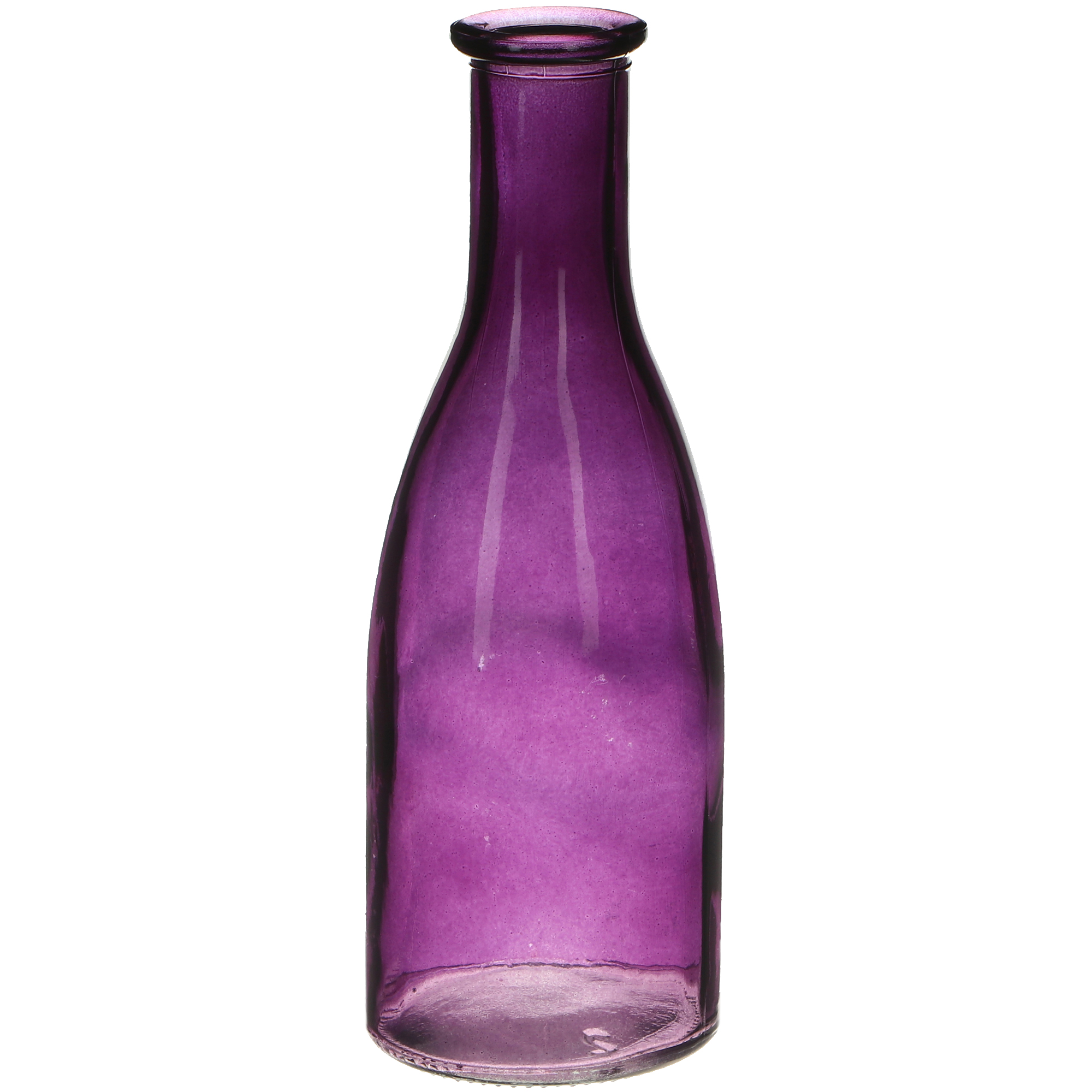 Набор ваз Hakbijl Glass розовых и сиреневых 26,5х18 см