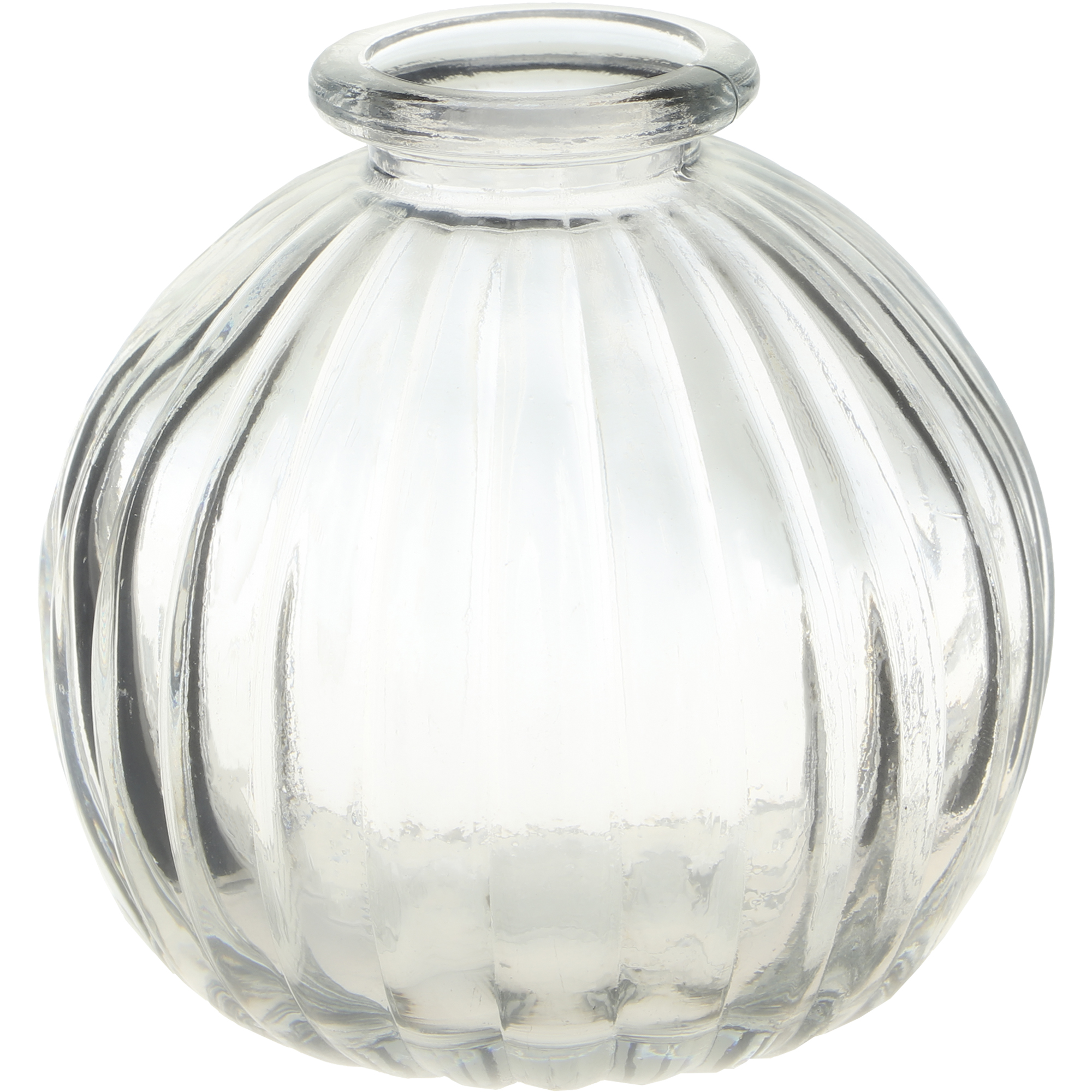 фото Ваза стеклянная hakbijl glass mini vase прозрачная 8,5х8 см