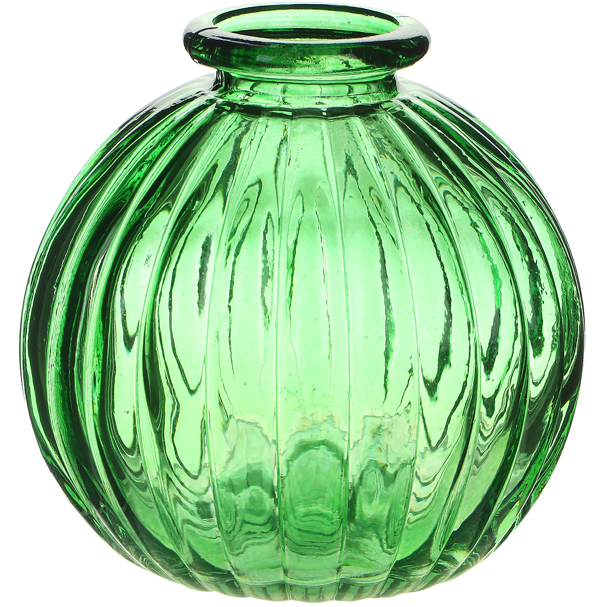 Ваза стеклянная Hakbijl Glass Mini Vase зелёная 8,5х8 см