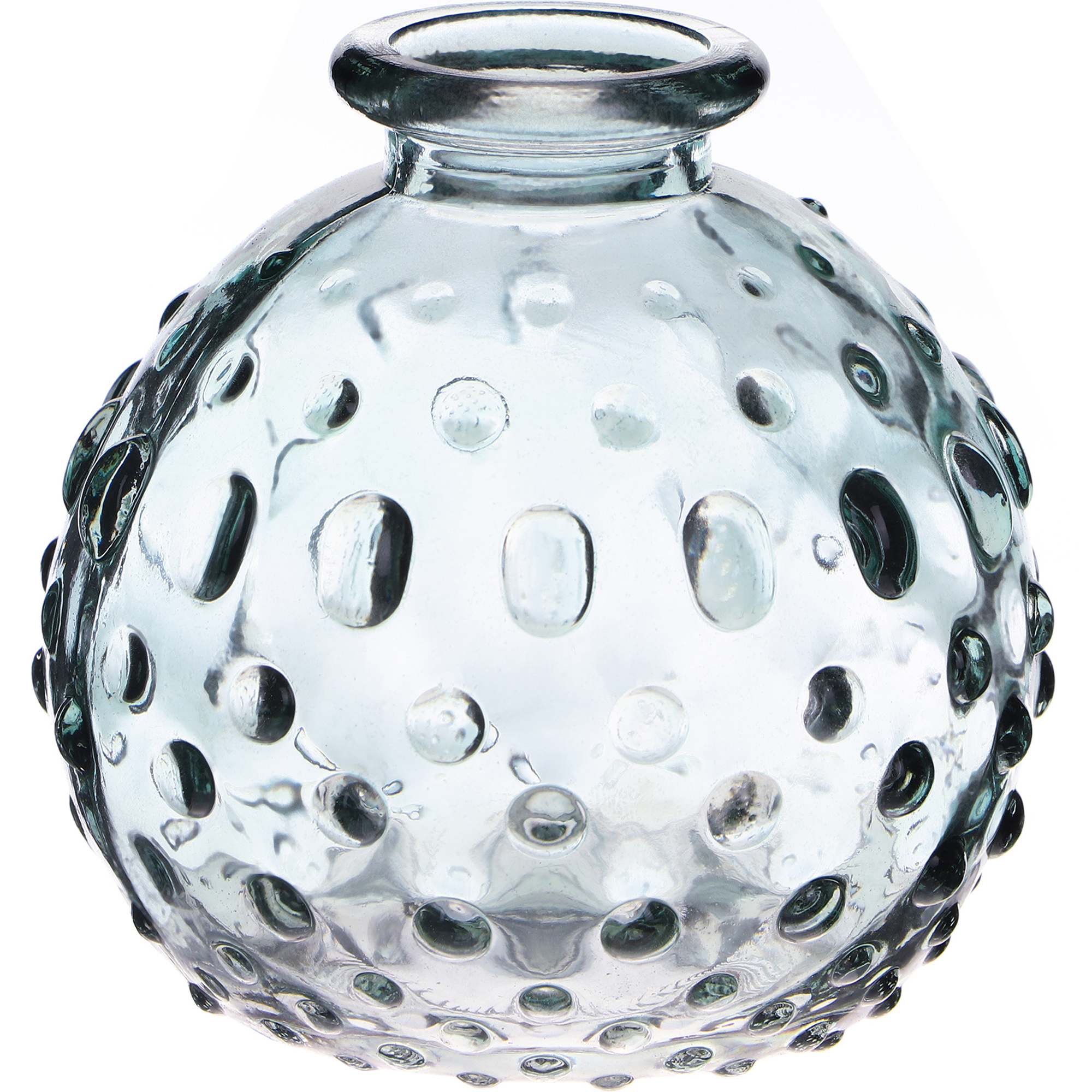 Ваза стеклянная Hakbijl Glass Mini Vase тёмно-зелёная 8,5х8 см
