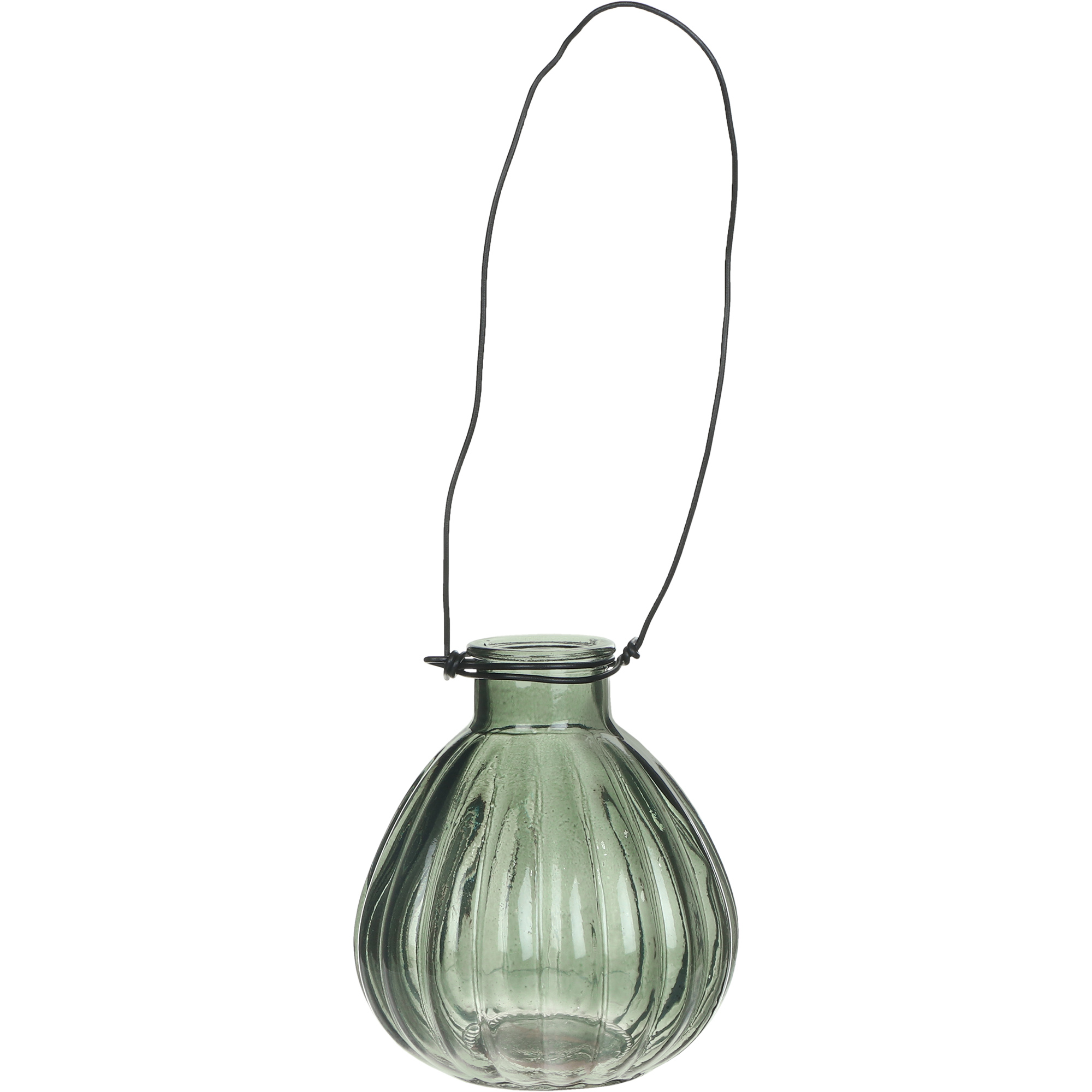 фото Ваза hakbijl glass mini vase серая 8,5х11 см