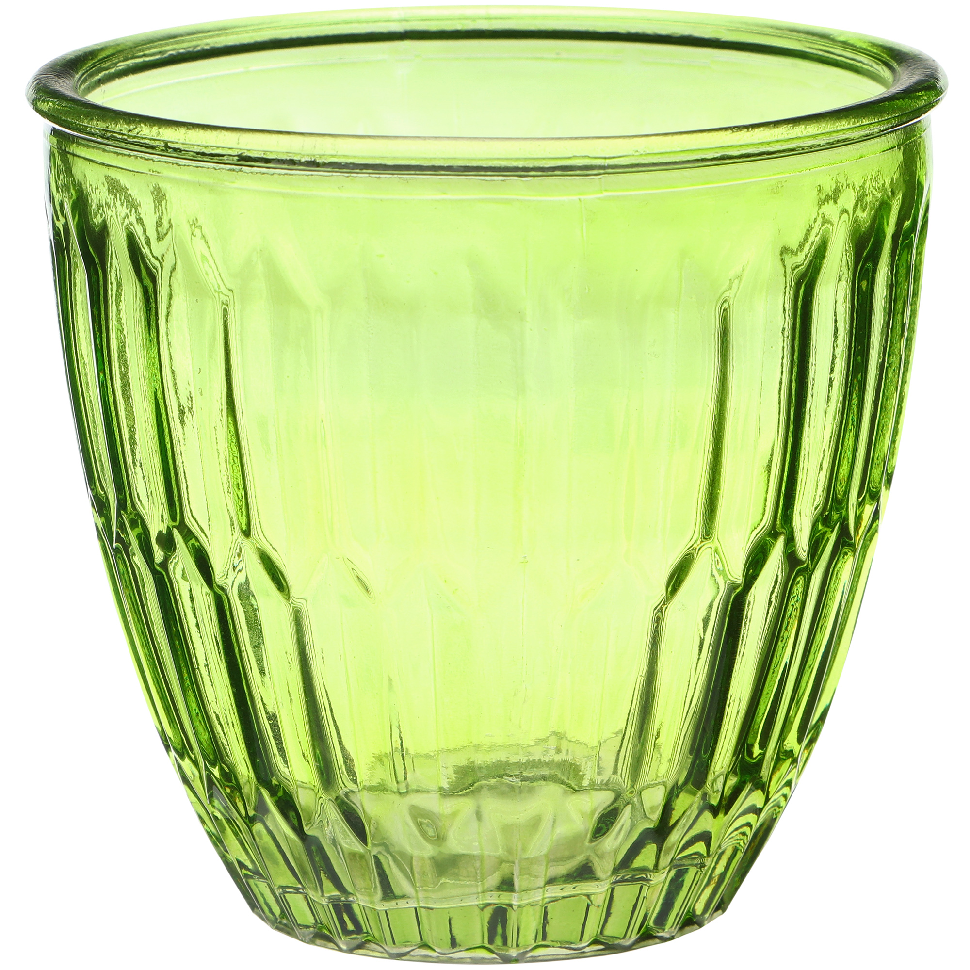 Ваза стеклянная Hakbijl Glass Flowerpot светло-зелёная 11х10 см