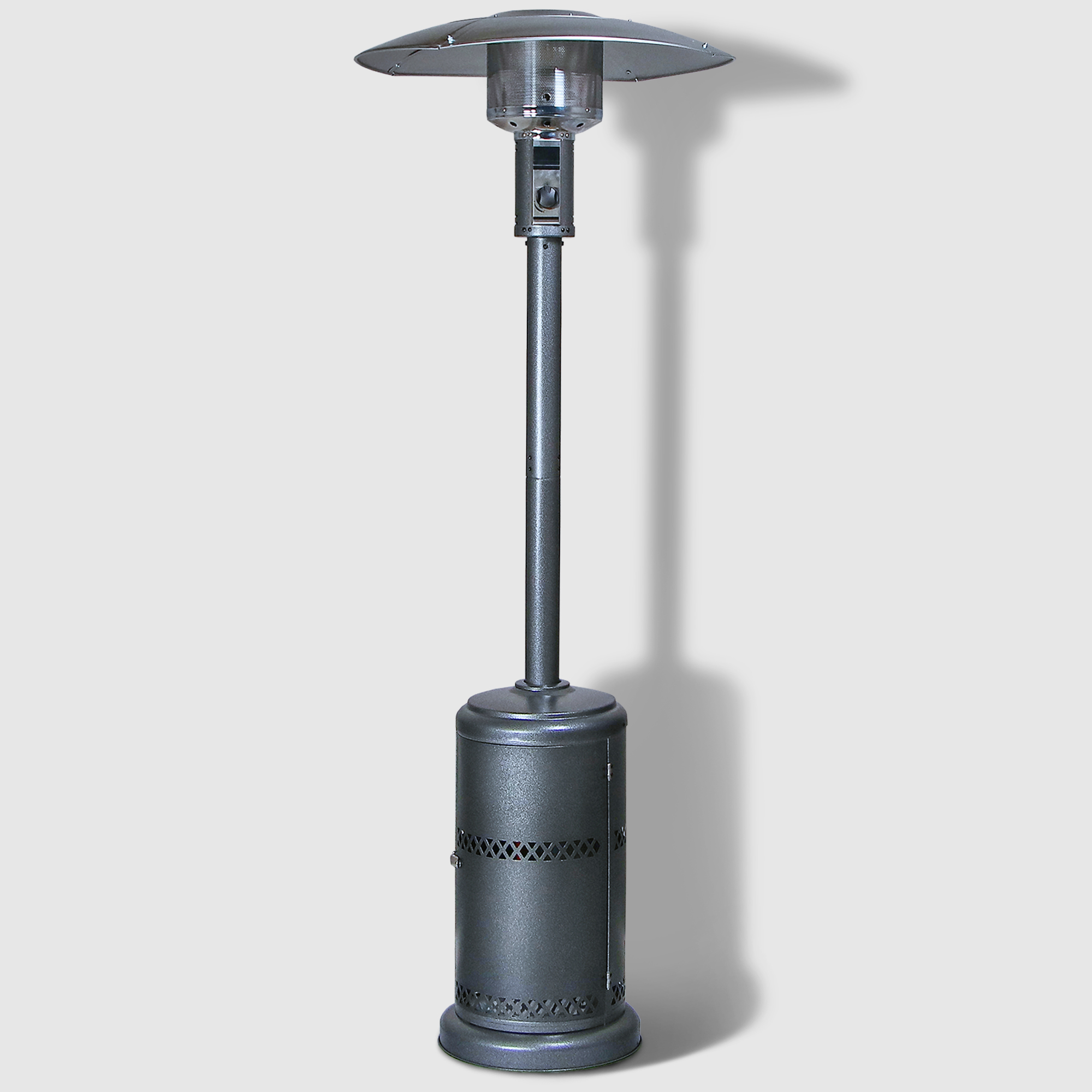 Обогреватель газовый уличный Shinerich зонт серебро