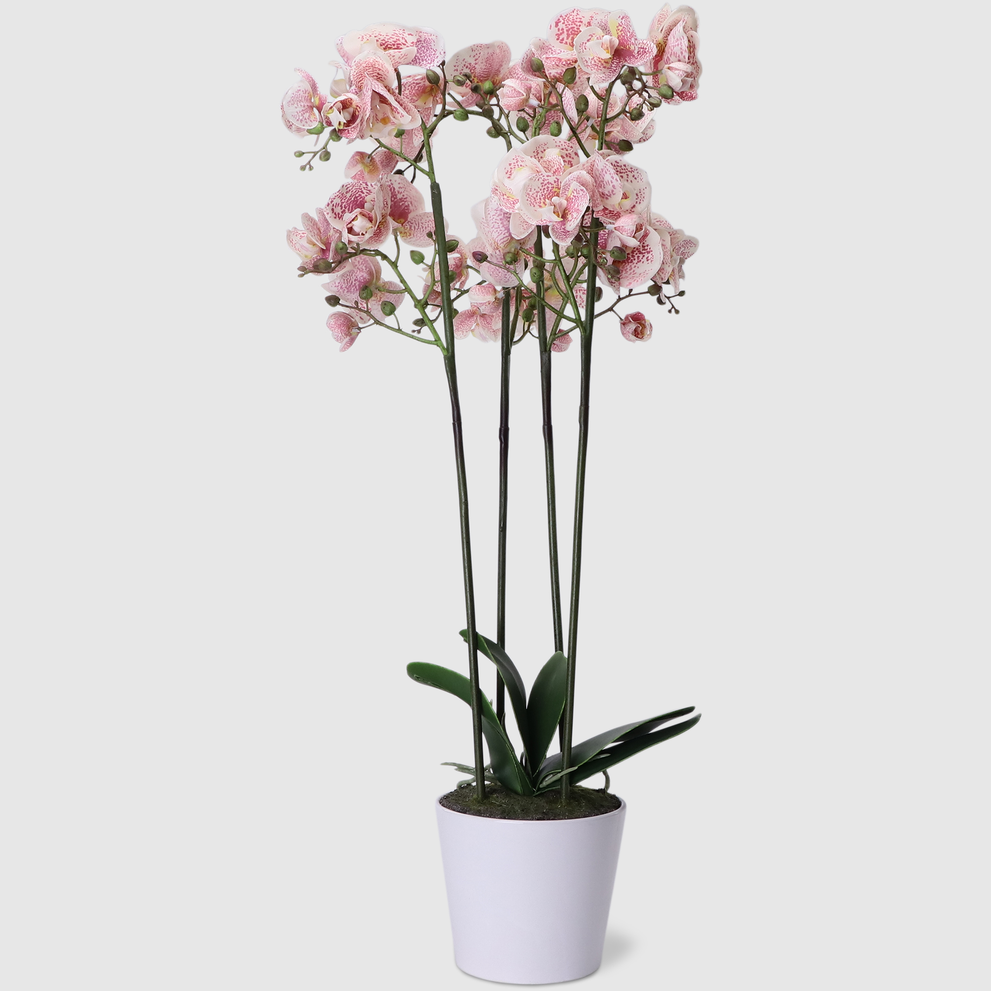 Цветок Colorful искусственный в горшке орхидея розовый 79 см