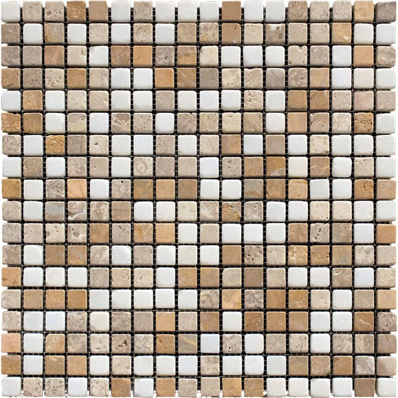 фото Мозаика natural mosaic mix 7mt-02-15t 30,5х30,5 см
