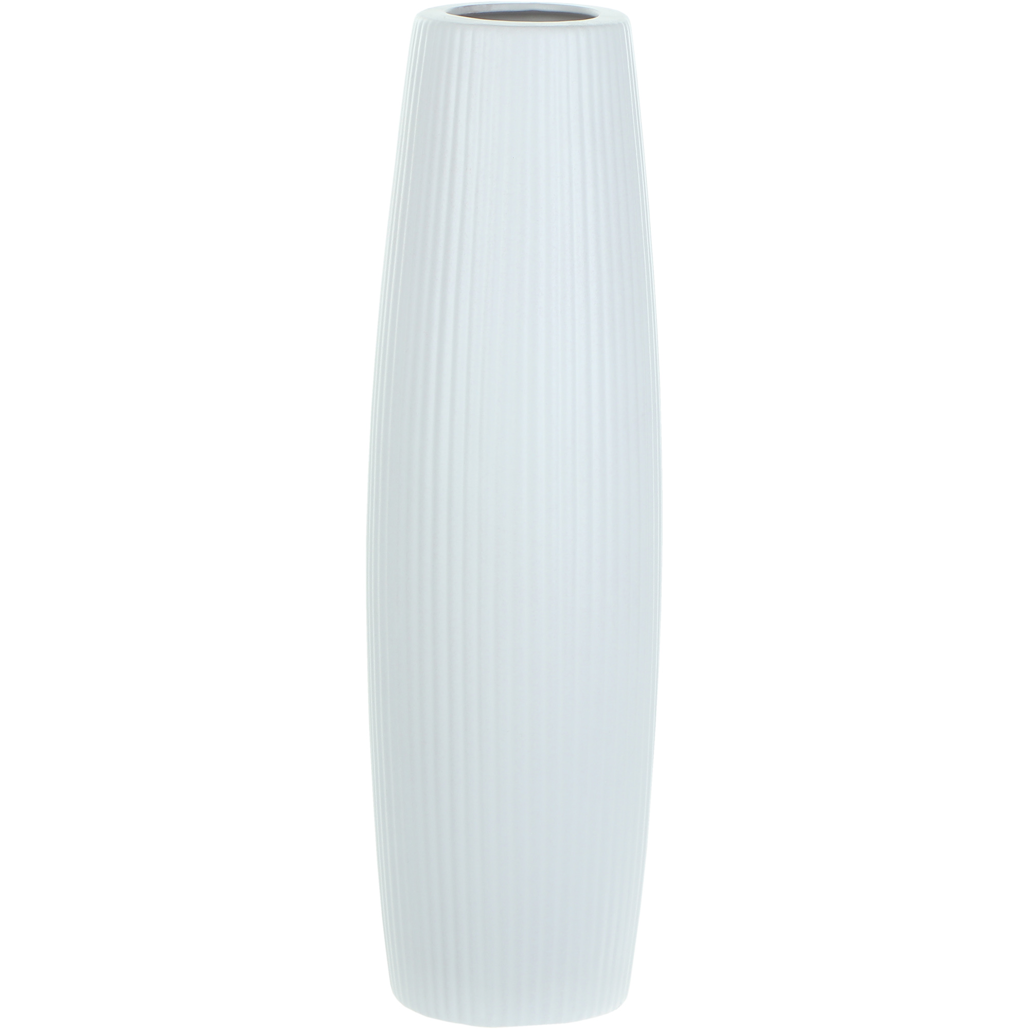 Ваза Ad trend Ceramic белая 13,5х46 см