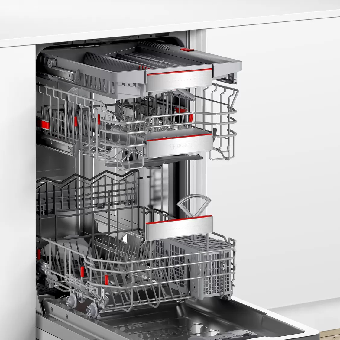 Посудомоечная машина Bosch SPD8ZMX1MR, цвет серый - фото 6