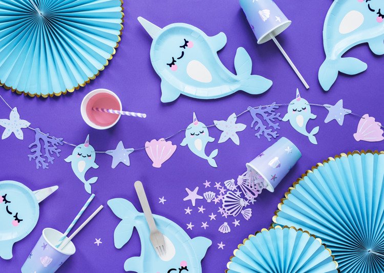 фото Гирлянда party deco narwhal 1м