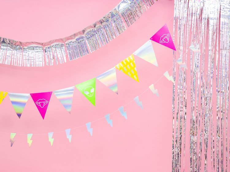 фото Украшение праздничное party deco holo микс 1.8м