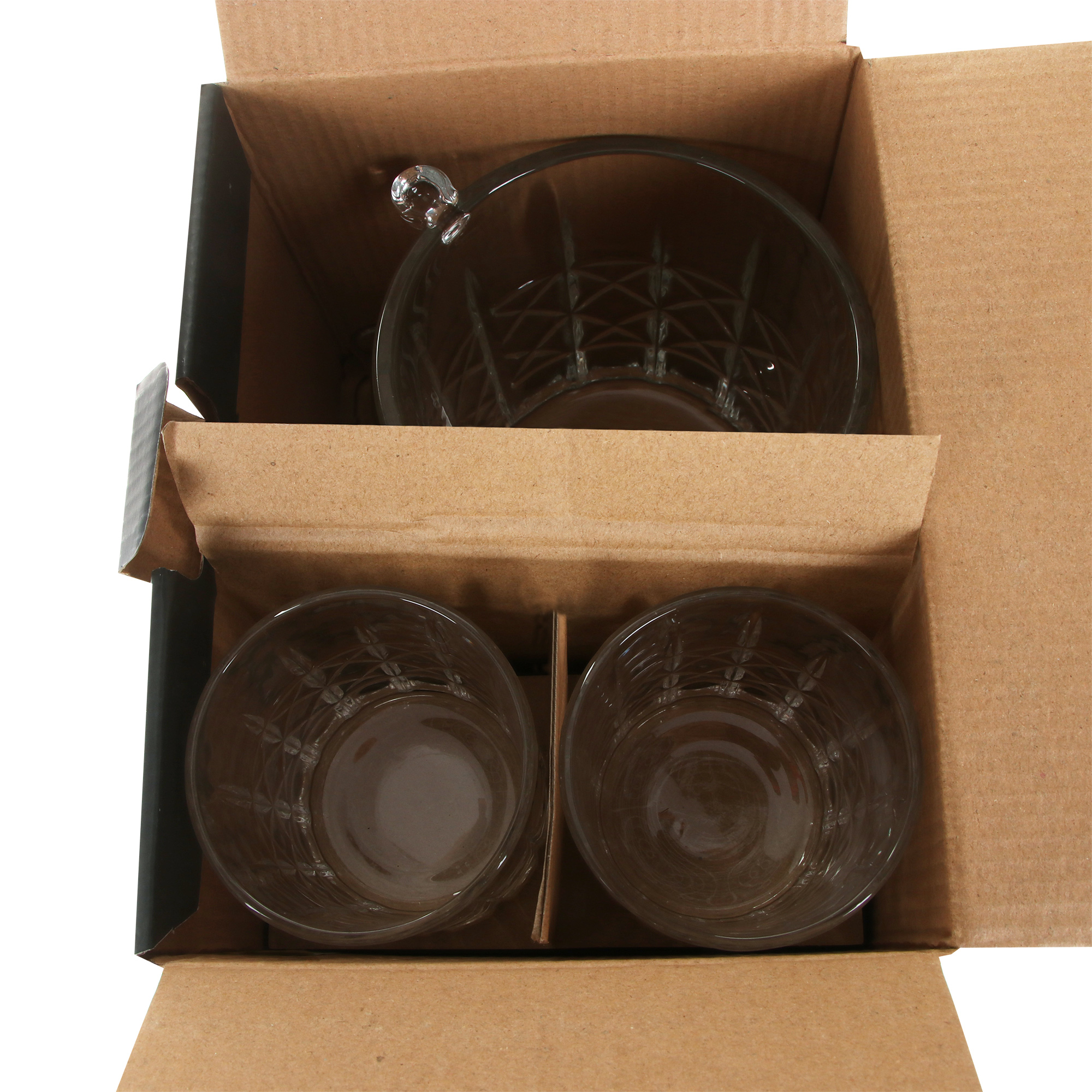 Набор для виски Koopman tableware 4 стакана, ведро для льда, щипцы, цвет прозрачный - фото 6