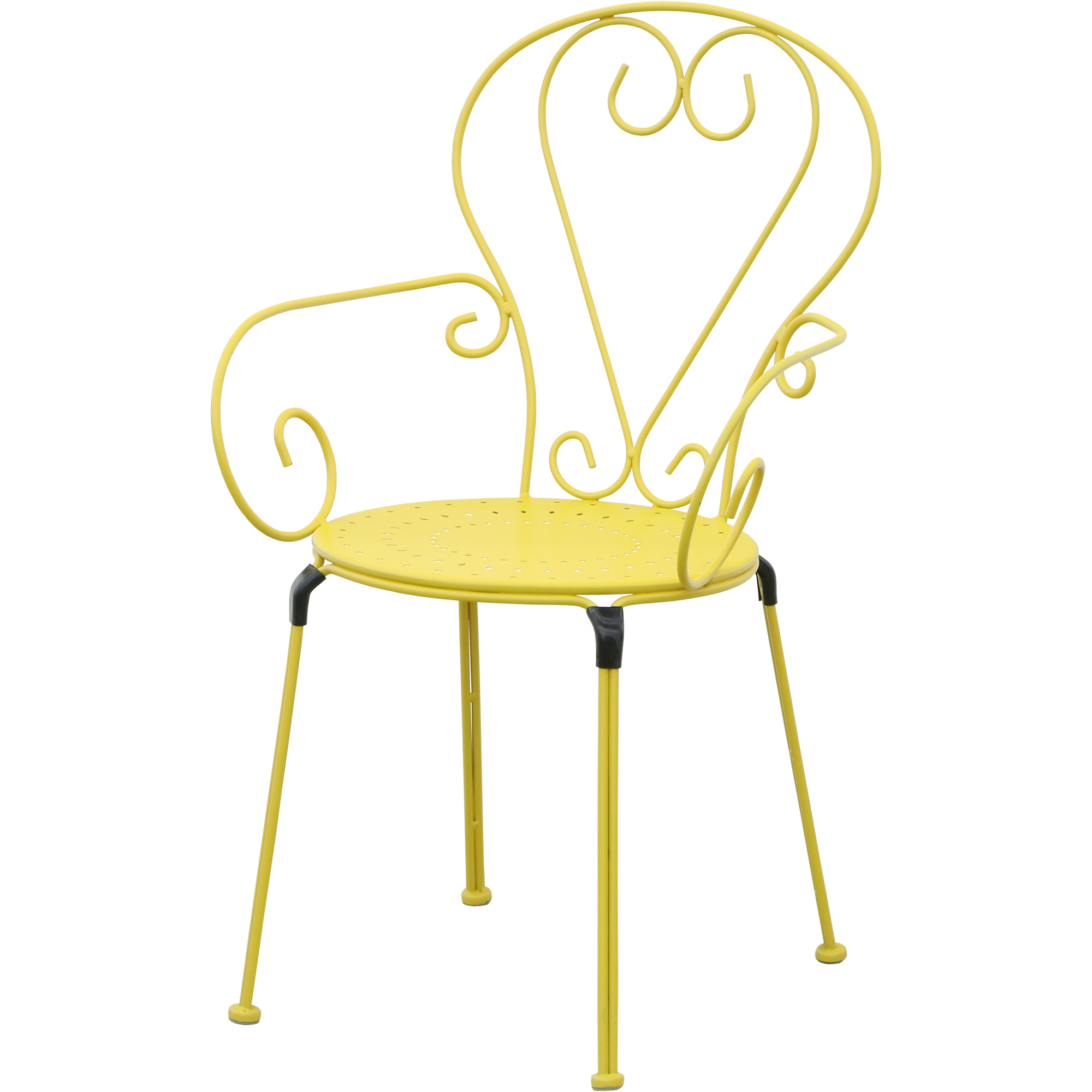 Комплект мебели Bizzotto 3 предмета, цвет желтый, размер 49х49х89 см - фото 2