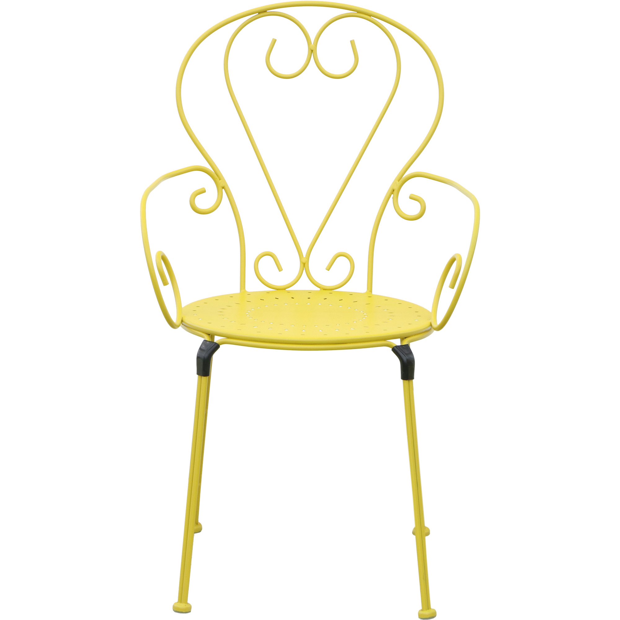 Комплект мебели Bizzotto 3 предмета, цвет желтый, размер 49х49х89 см - фото 3