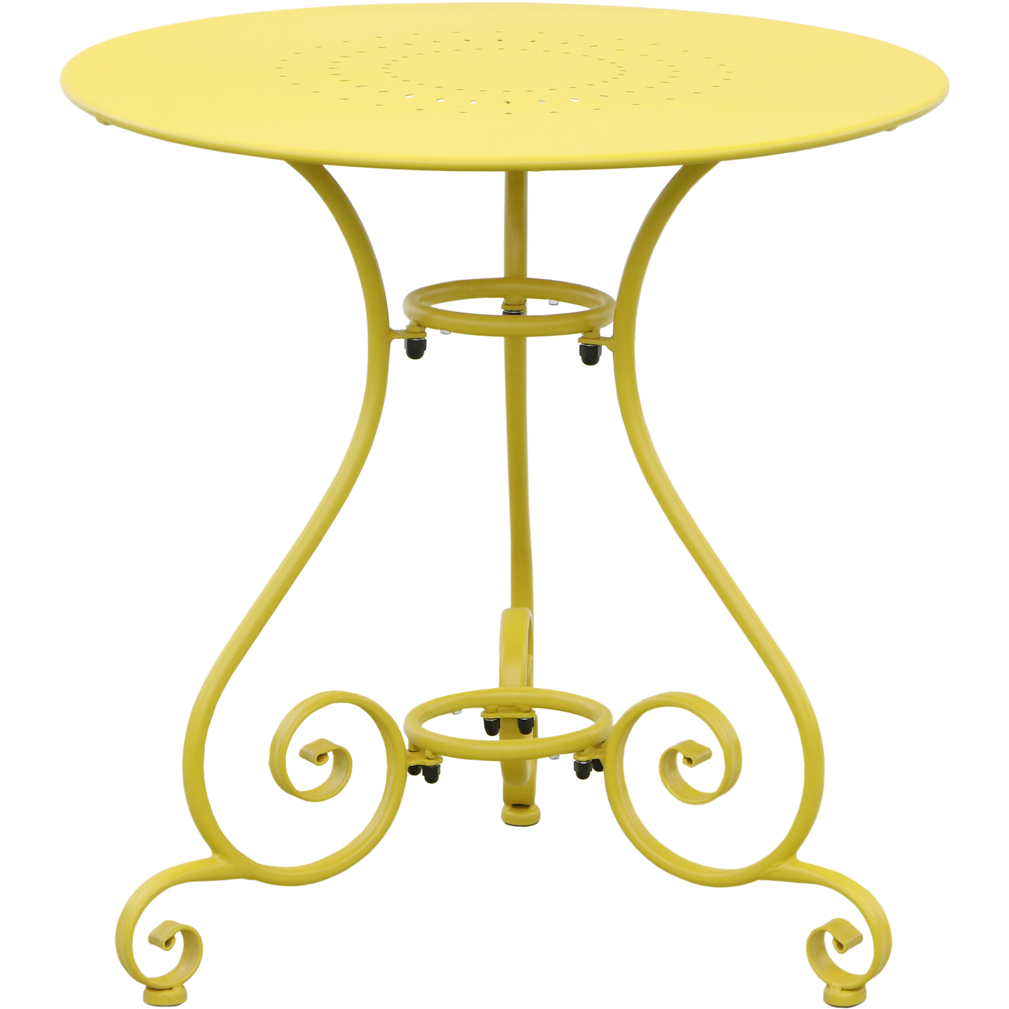 Комплект мебели Bizzotto 3 предмета, цвет желтый, размер 49х49х89 см - фото 4