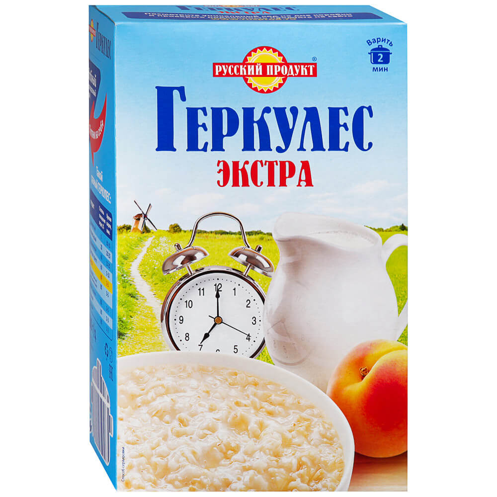 Хлопья овсяные Геркулес экстра, 1 кг