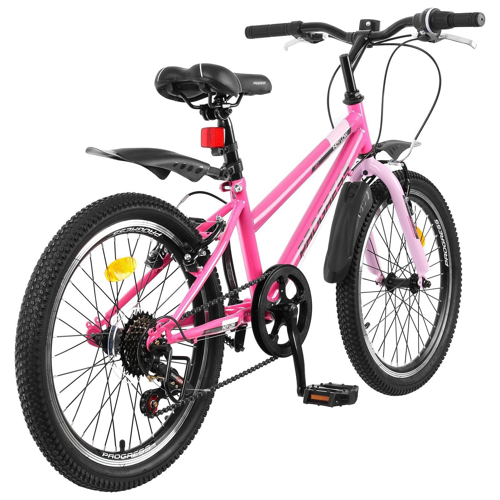 Велосипед 20 Progress розовый - фото 3