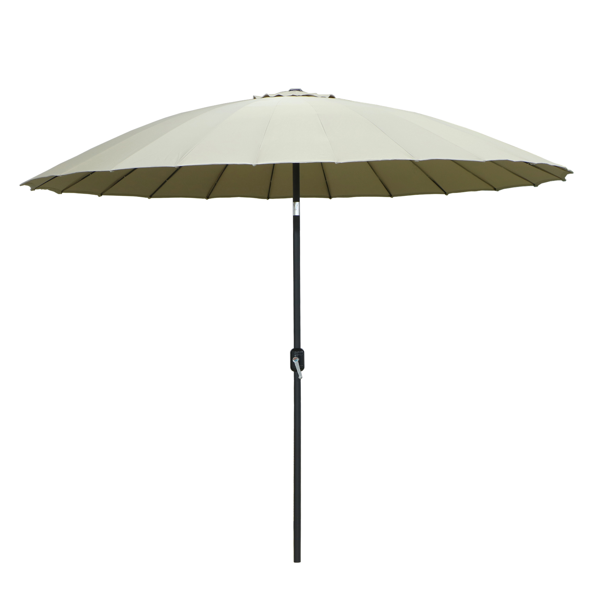 Зонт садовый солнцезащитный Koopman furniture диаметр 325см Серо-бежевый