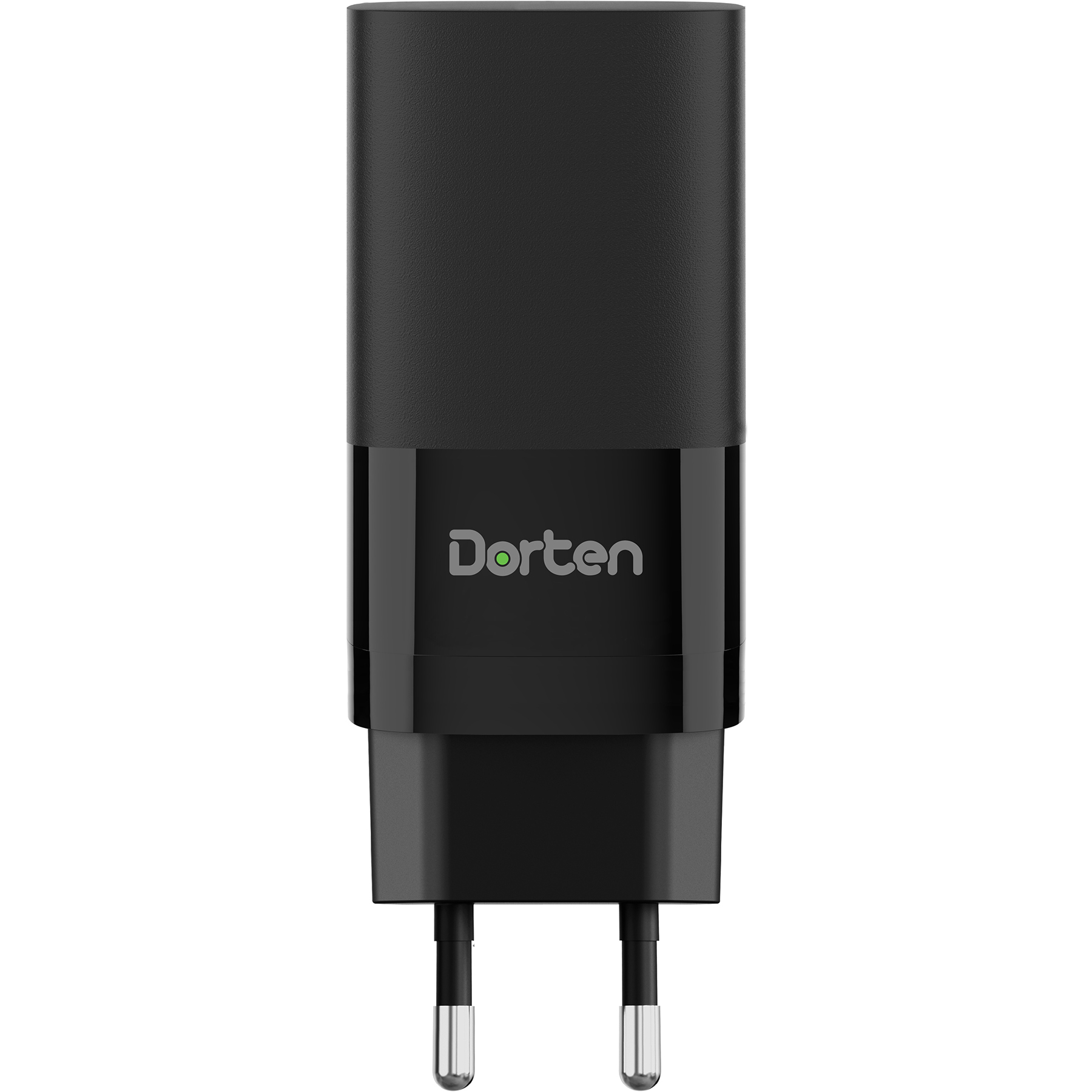 Сетевое зарядное устройство Dorten 3-Port USB Smart ID 65W GaN Power Adapter черный DN207101 - фото 2