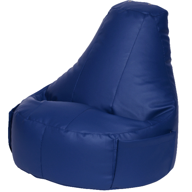 фото Кресло dreambag comfort синее экокожа 150x90 см