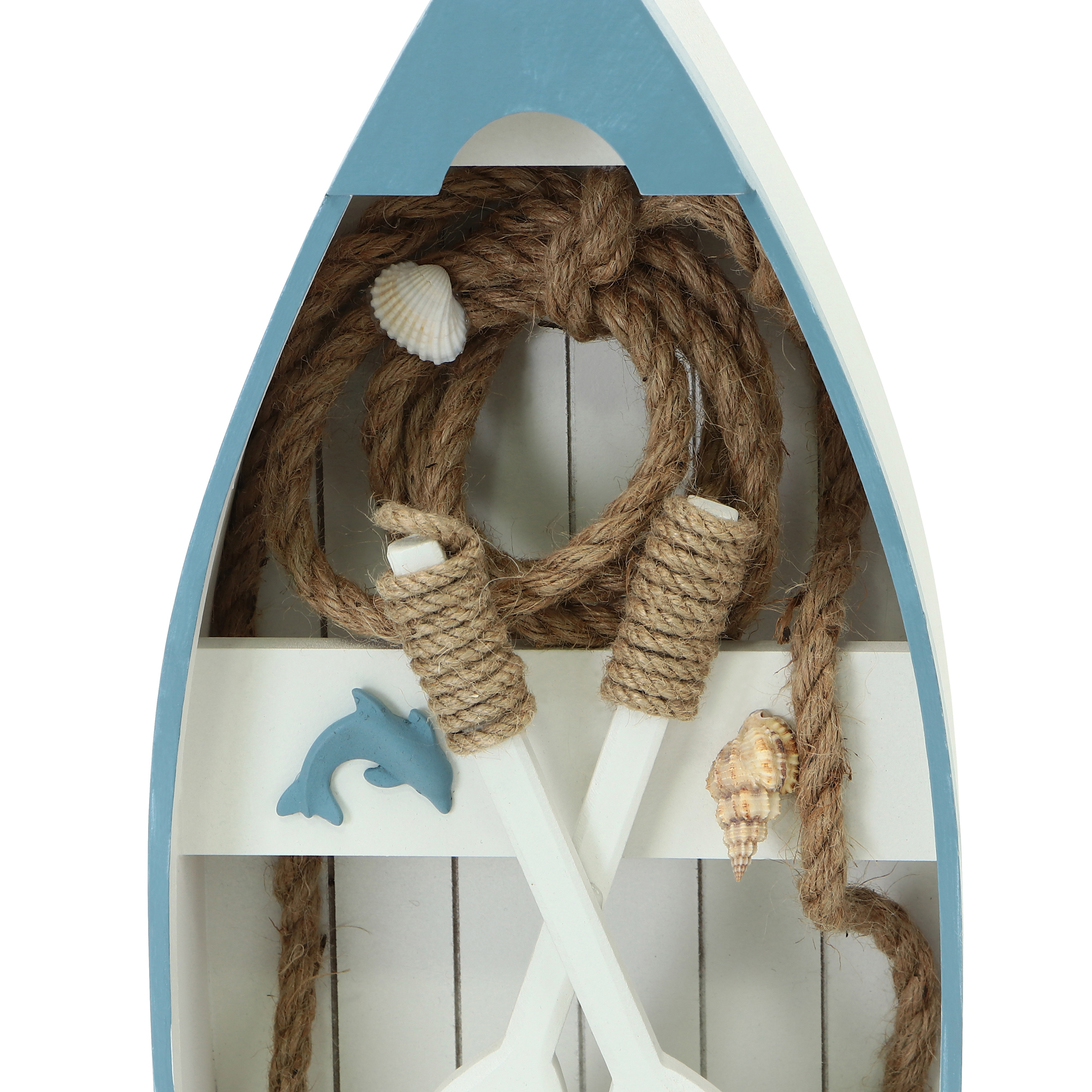 фото Декор koopman лодка с веслами 18,5х8х40,5 см