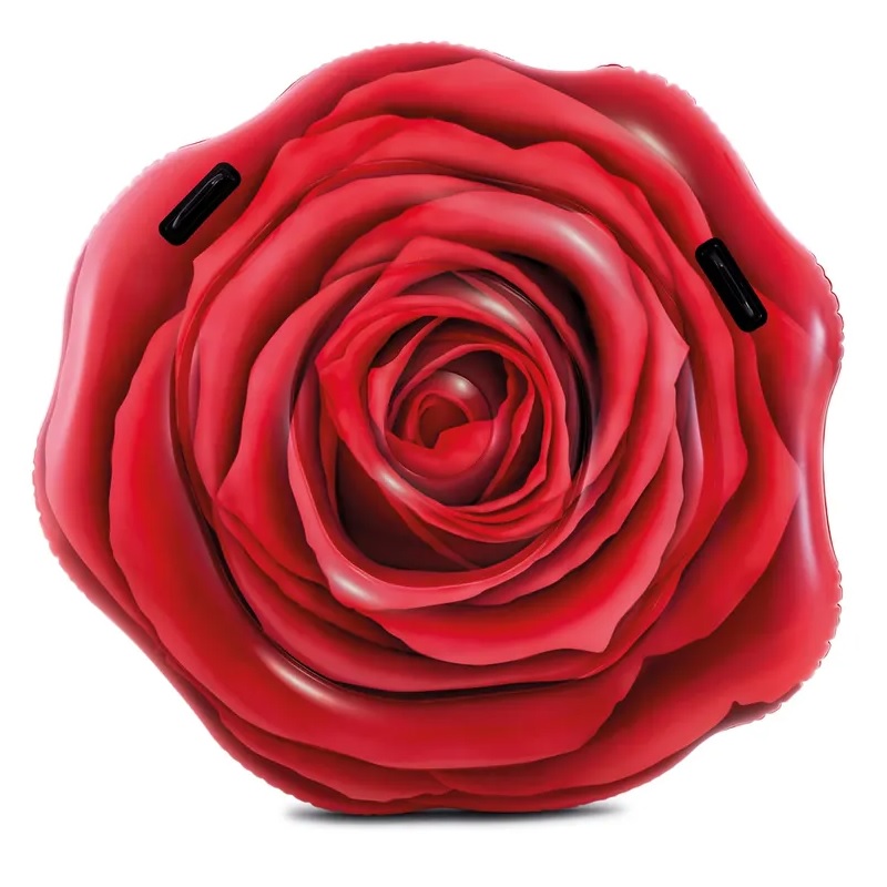 фото Матрас надувной intex "роза" 137х132см