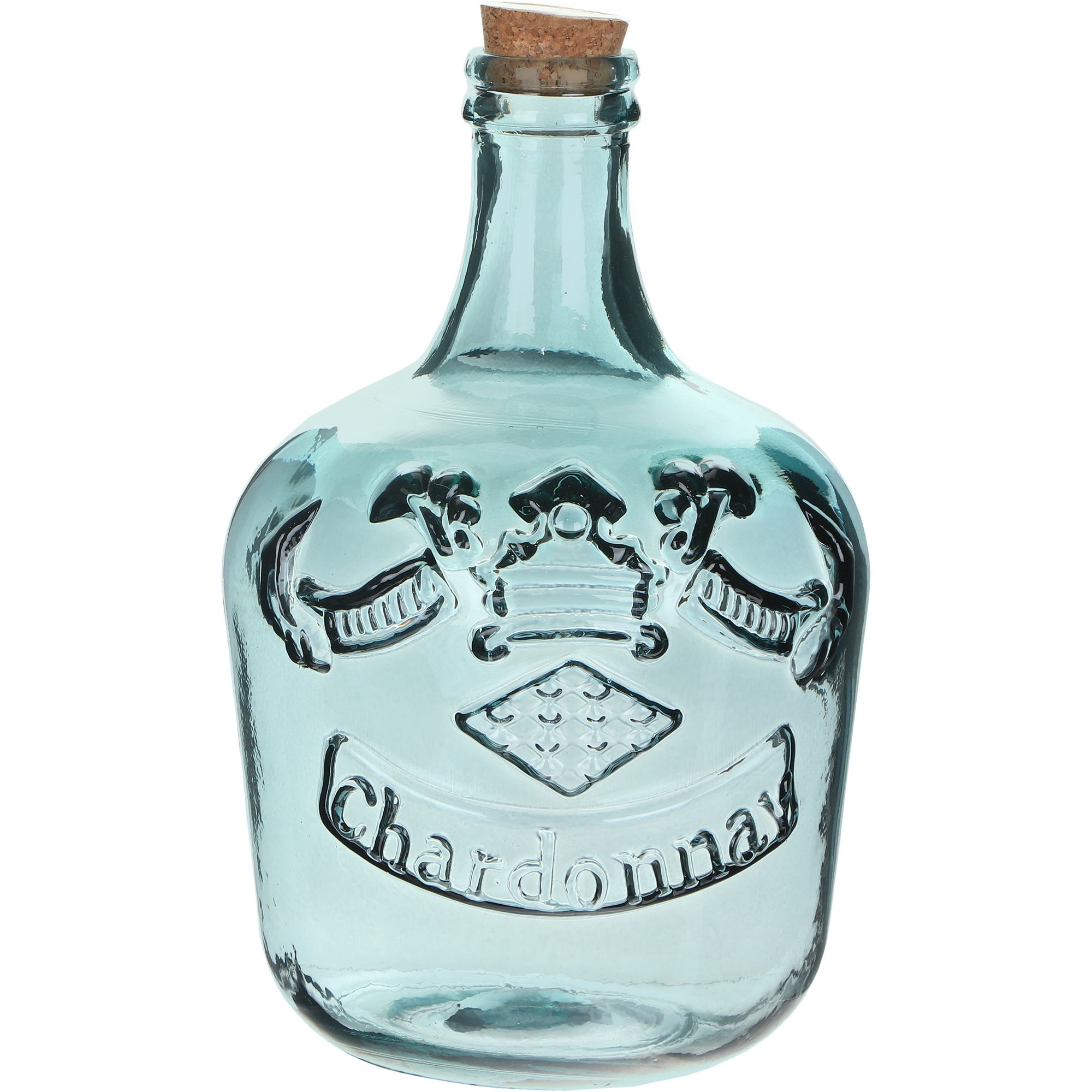 фото Ваза-бутылка san miguel chardonnay голубая 4 л
